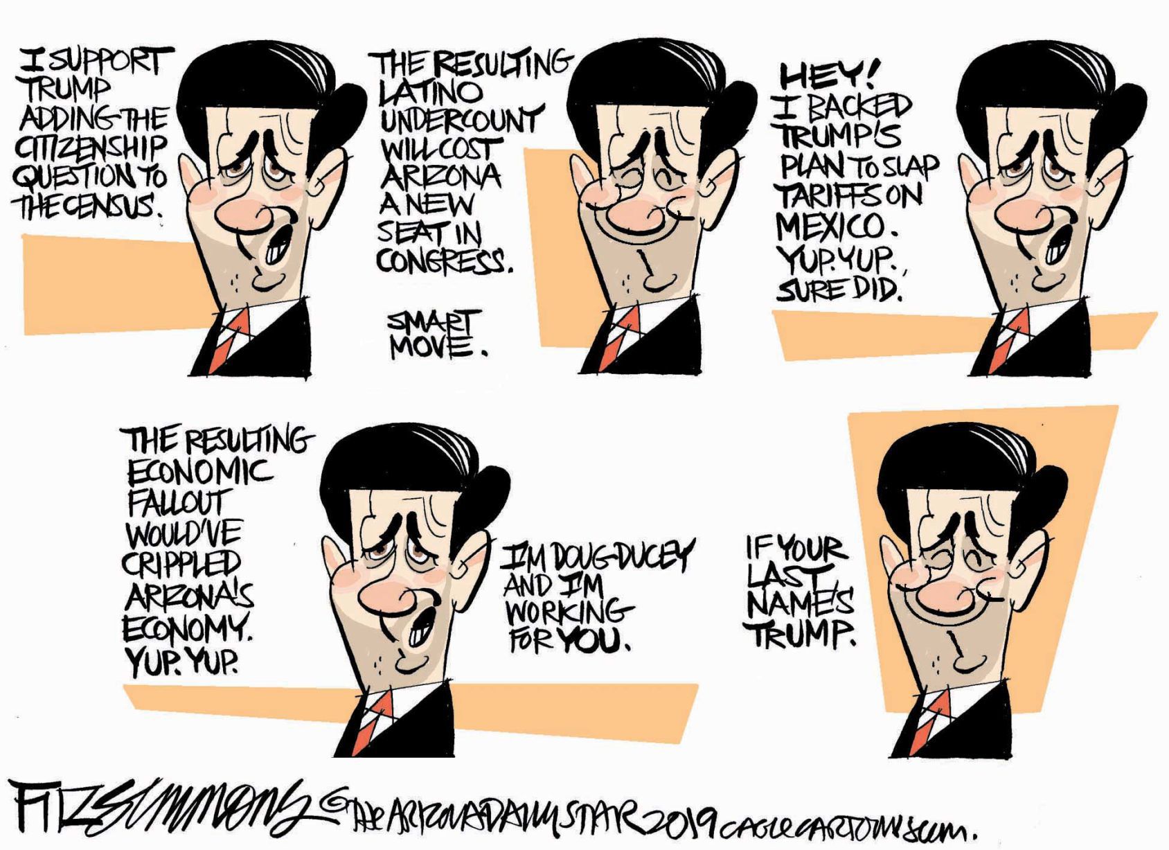 Daily Fitz Cartoon: Ducey